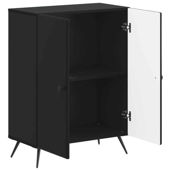 Vidaxl Meuble de salle de bain Breda noir 59,5x31x80cm - 40% de remise