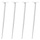 Lot de 4 pieds de table coniques 72-73 cm en acier blanc - 39% de remise