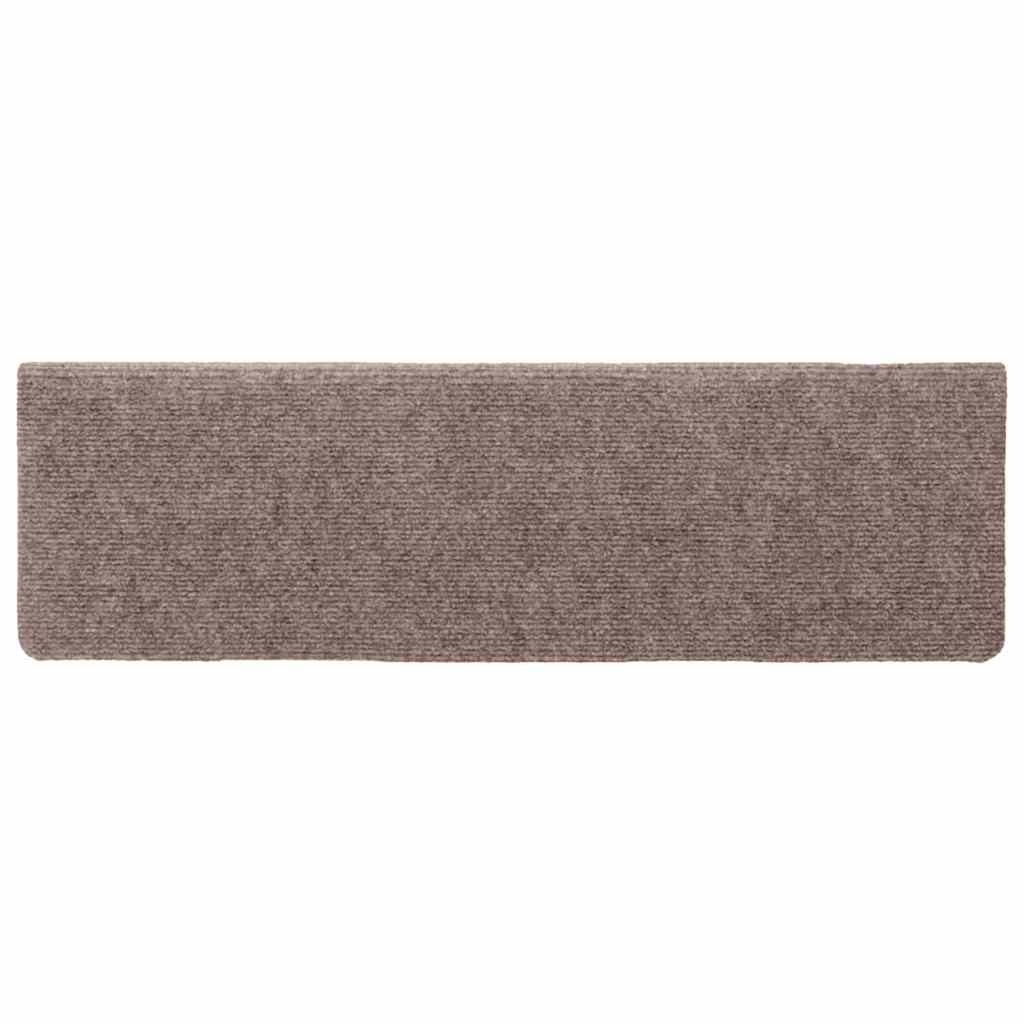 Vidaxl Lot de 10 Tapis d'escalier Marron Clair - 38% de remise