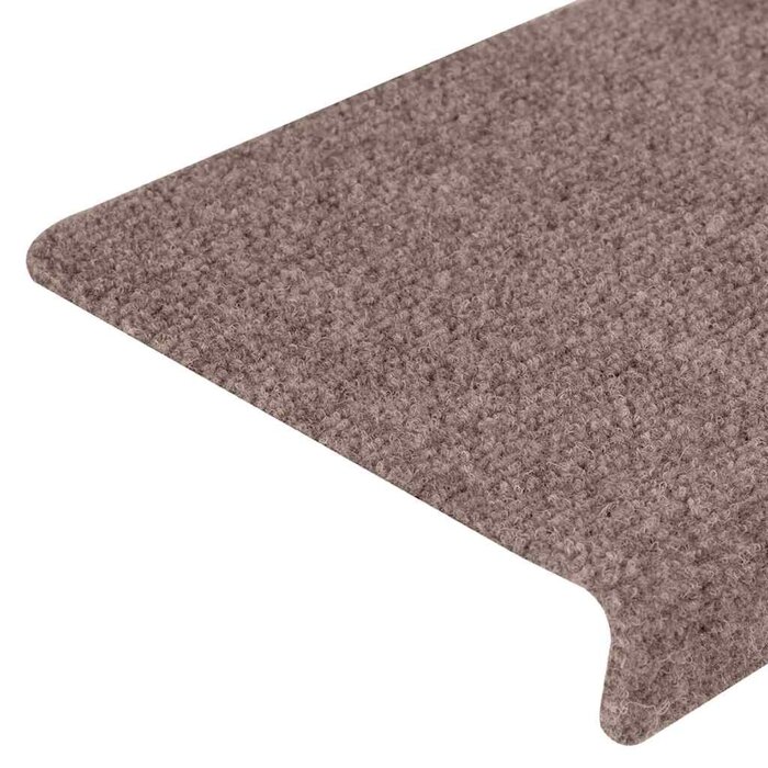 Vidaxl Lot de 10 Tapis d'escalier Marron Clair - 38% de remise