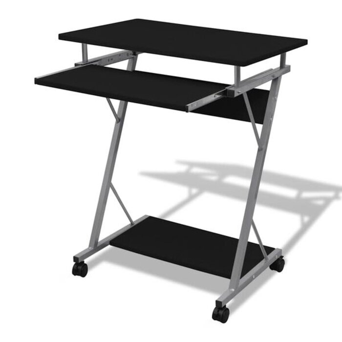 Vidaxl Bureau compact 60x40cm noir - 39% de remise
