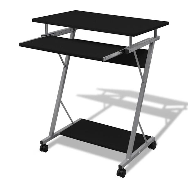 Vidaxl Bureau compact 60x40cm noir - 39% de remise