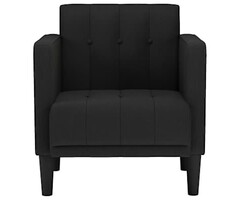 Vidaxl Fauteuil confortable noir 53 cm - 40% de remise - Outlet