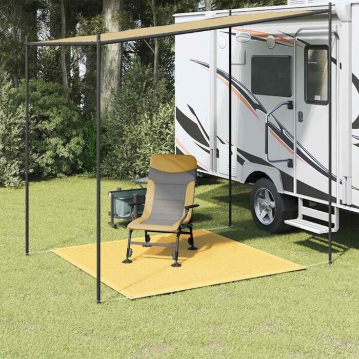 Vidaxl Tapis de sol pour tente 200x200 cm beige - 35% de remise