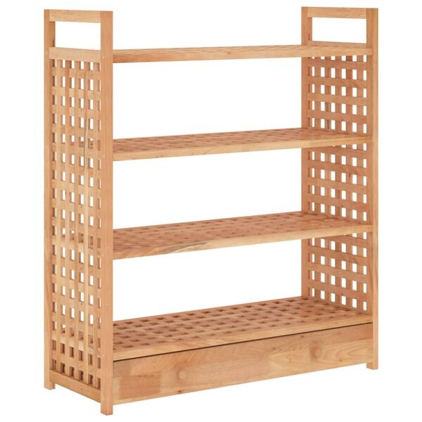 Vidaxl Meuble à chaussures en noyer massif 70x81cm - 40% de remise