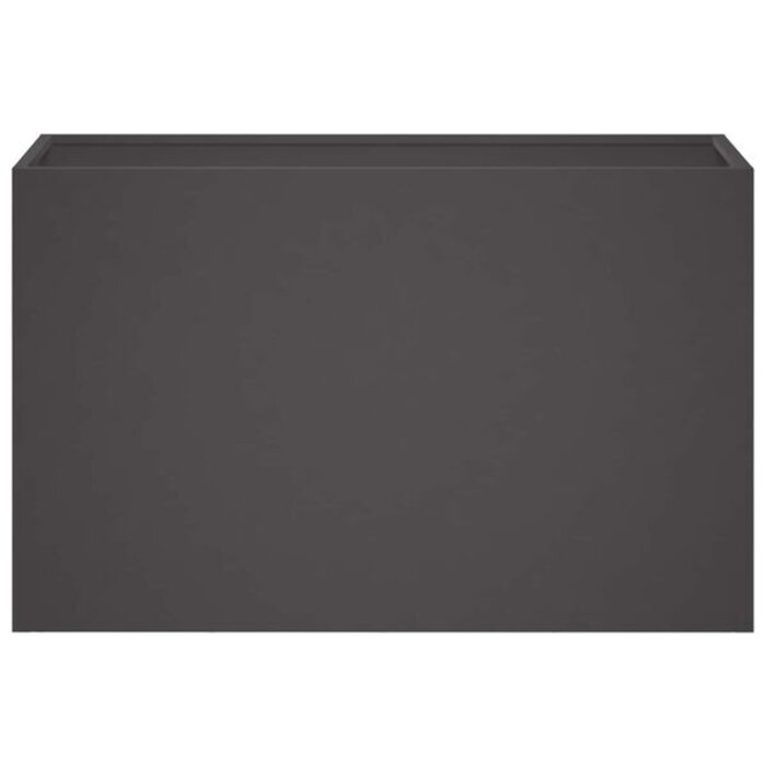 Vidaxl Lot de 2 jardinières acier noir 80x30x50 cm - 41% de remise