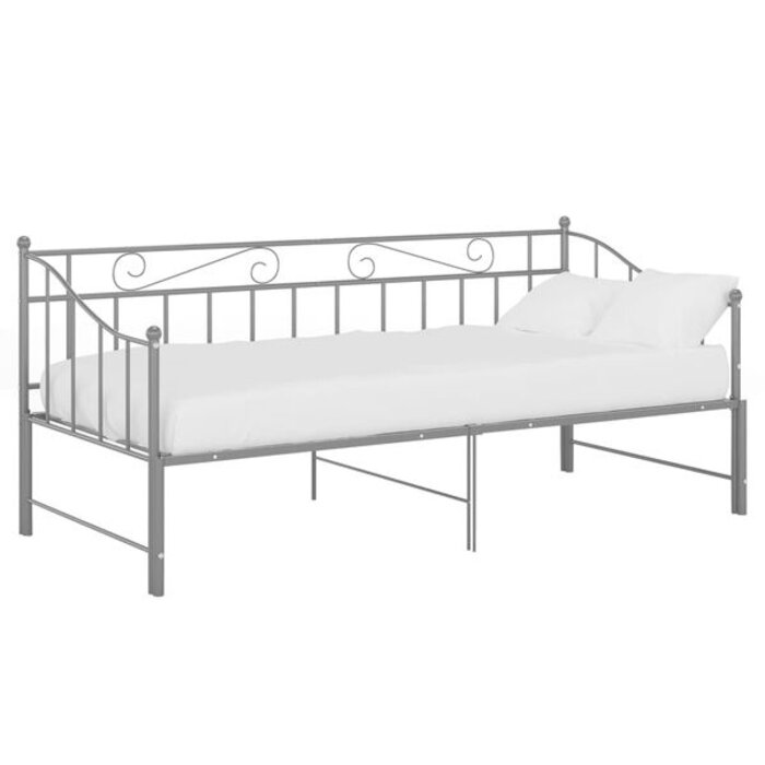 Vidaxl Canapé-lit gigogne métal gris 90x200 cm - 41% de remise