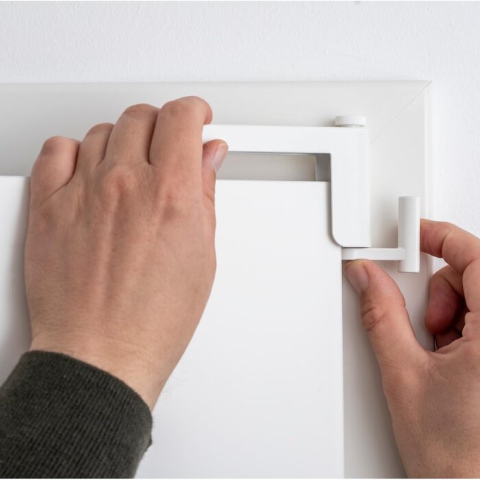 Ferme-porte automatique 2603 sans perçage - Blanc - 35% de remise