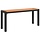 Banc de jardin en acier marron 100cm - 41% de remise