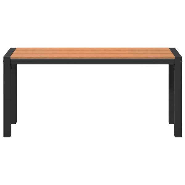 Vidaxl Banc de jardin en acier marron 100cm - 41% de remise