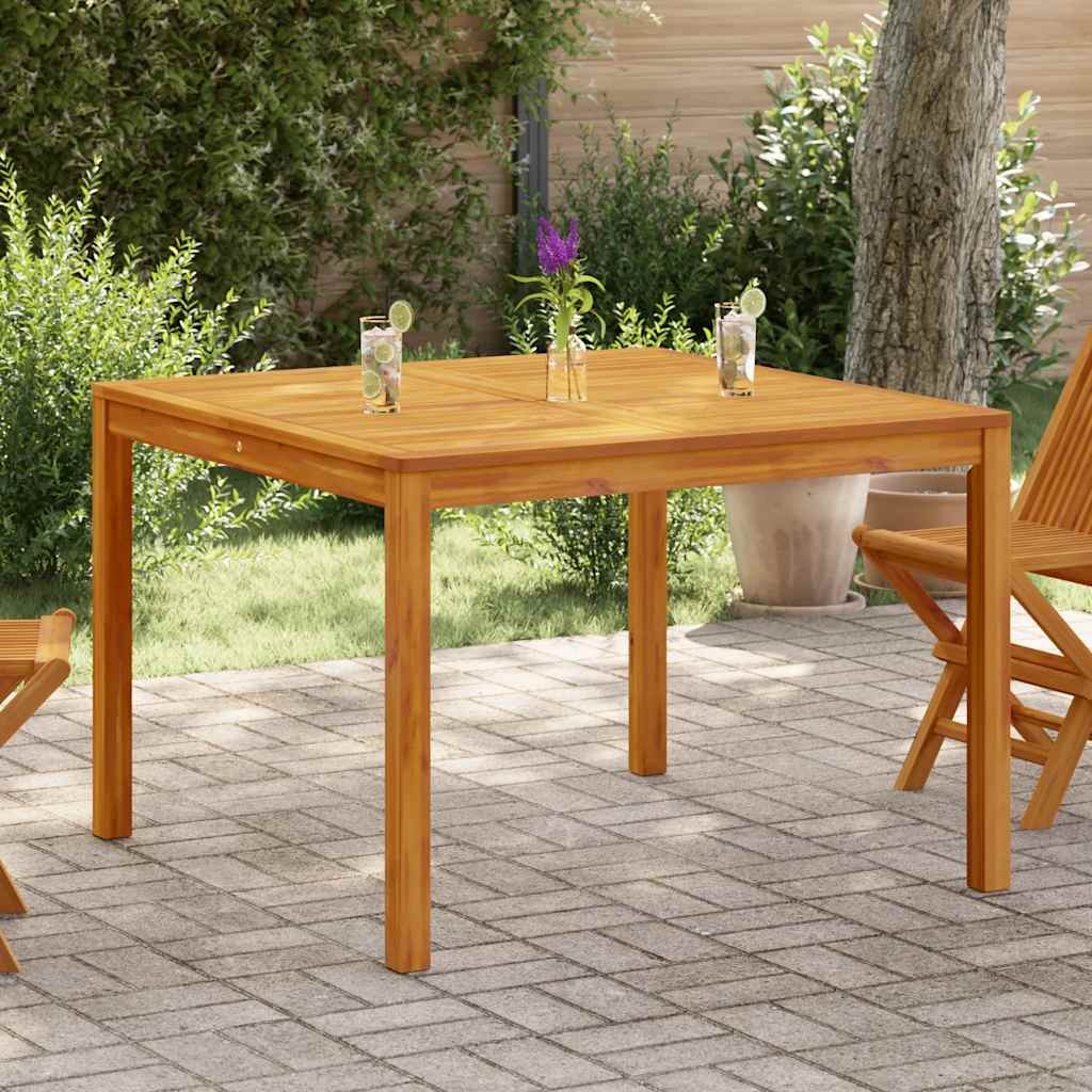Vidaxl Table de jardin en acacia massif 110x110cm - 41% de remise