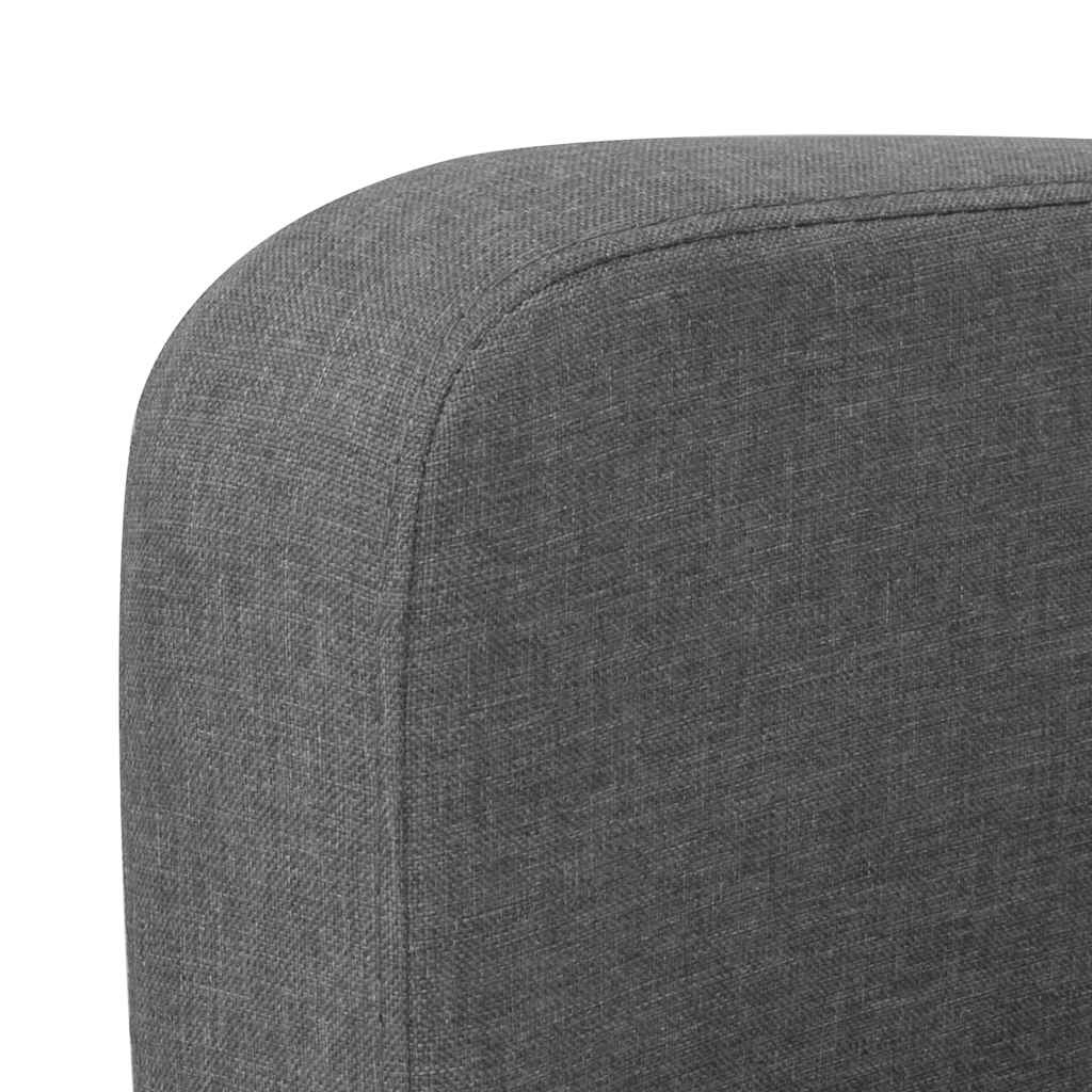 Vidaxl Canapé 2 places gris foncé 135 cm - 35% de remise