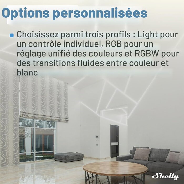 Contrôleur LED Wi-Fi RGBW avec mesure d'énergie - 36% de remise