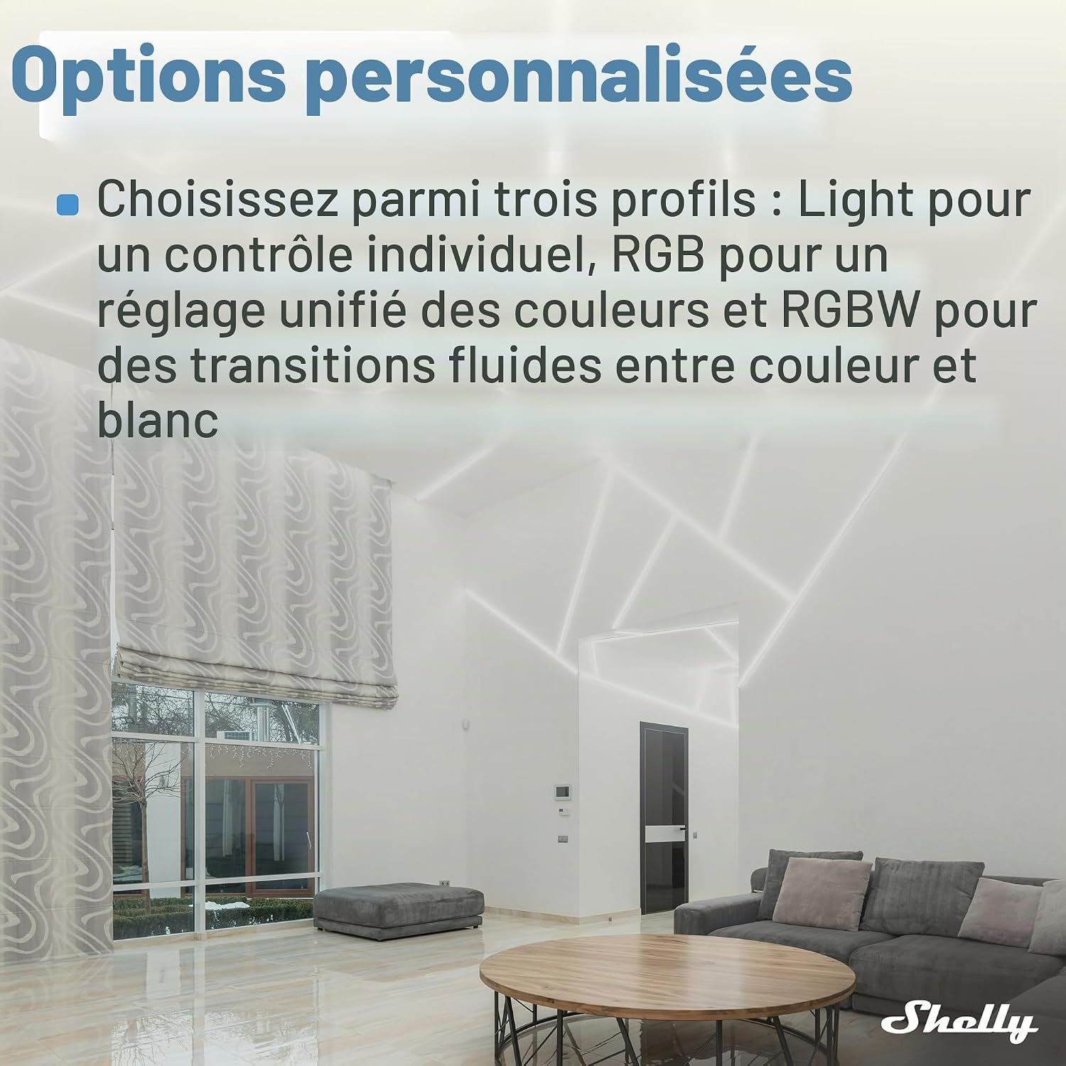 Contrôleur LED Wi-Fi RGBW avec mesure d'énergie - 36% de remise