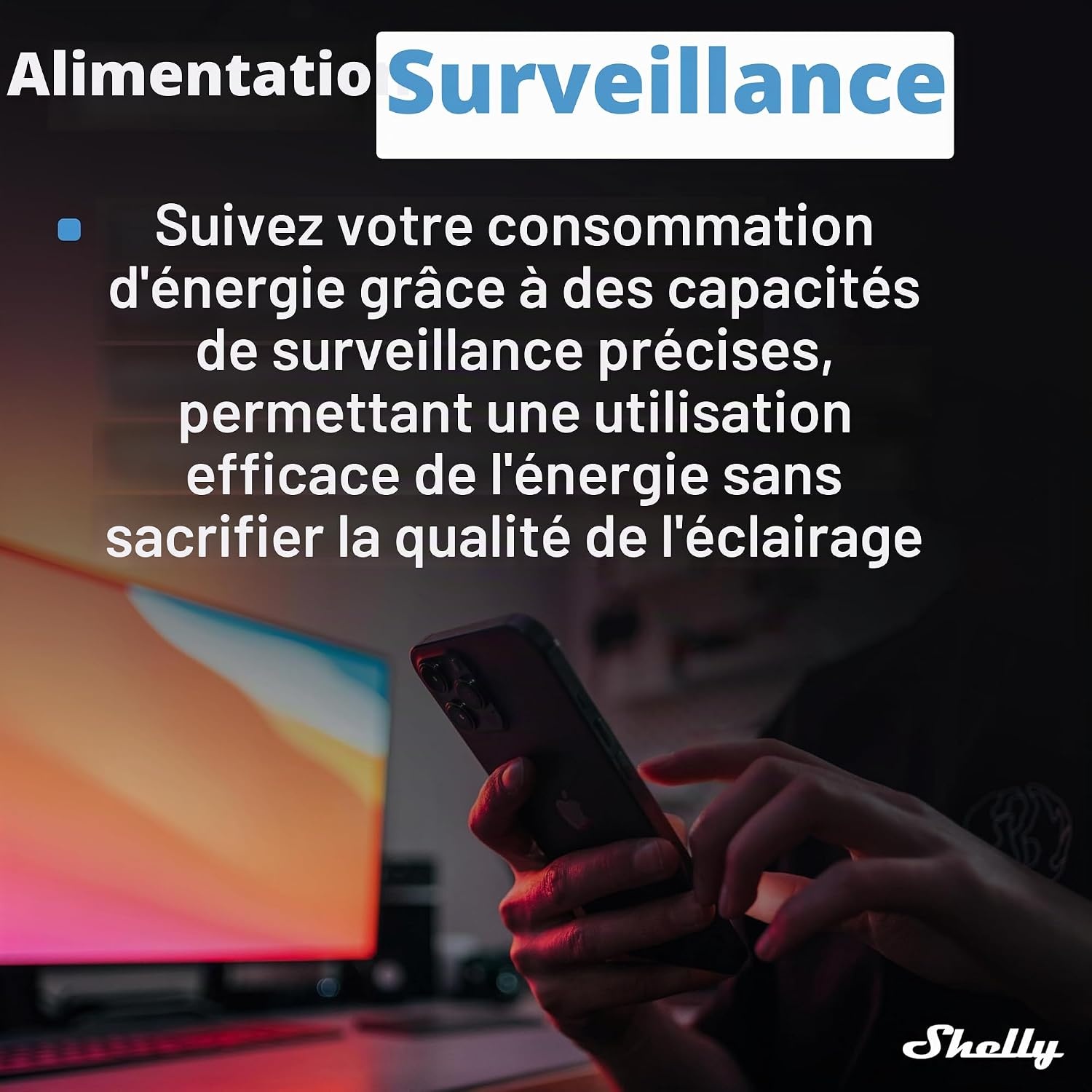 Contrôleur LED Wi-Fi RGBW avec mesure d'énergie - 36% de remise