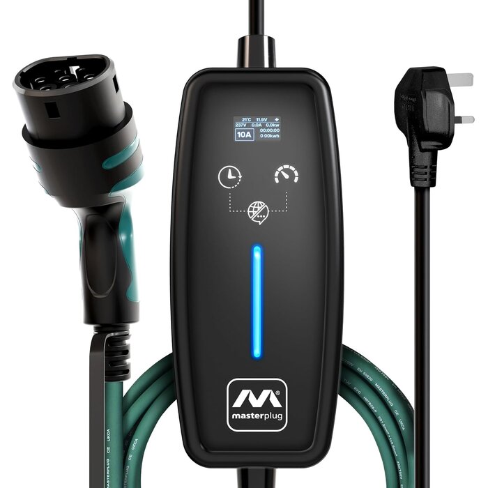 Câble de recharge VE Type 2 vers 3 broches 10m - 36% de remise