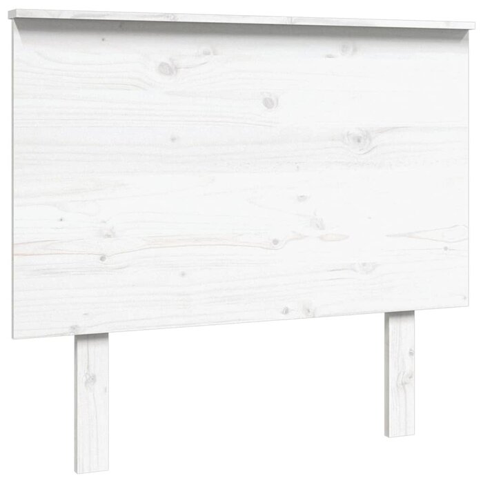 Vidaxl Tête de lit en pin massif blanc 94x82,5cm - 30% de remise