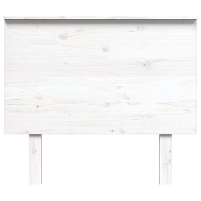 Vidaxl Tête de lit en pin massif blanc 94x82,5cm - 30% de remise