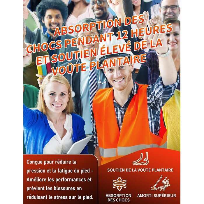 Semelles orthopédiques soutien voûte plantaire - Taille XS - 27% de remise