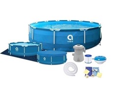 Viking Choice Piscine hors-sol ronde 366x76cm avec accessoires - 45% de remise