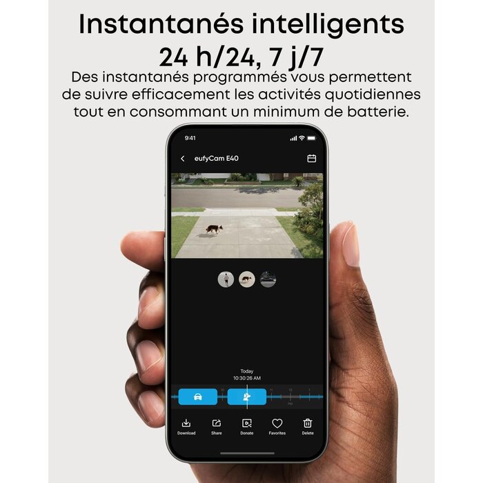 Caméra de surveillance solaire 2K QHD - 36% de remise