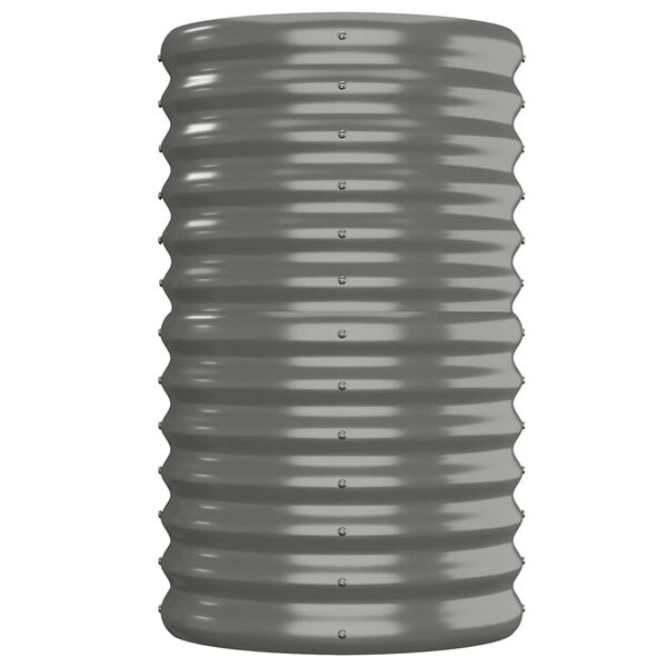 Vidaxl Jardinière ovale en acier galvanisé 152x40x68 cm - 40% de remise