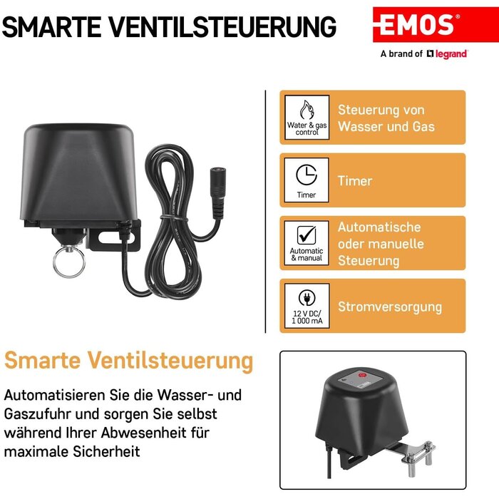 Vanne motorisée intelligente Zigbee pour eau et gaz - 38% de remise