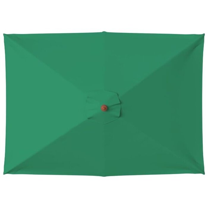 Vidaxl Parasol de jardin bois 150x200 cm vert - 37% de remise