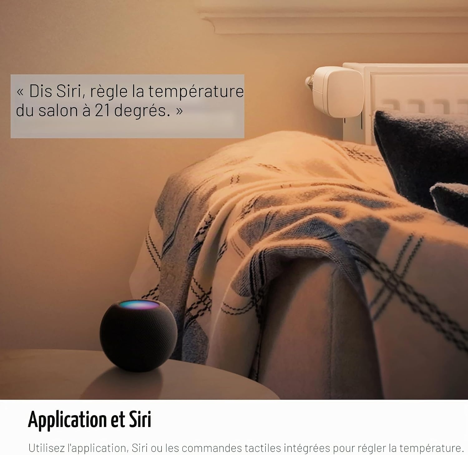 Thermostat Radiateur Intelligent - 35% de remise - Bluetooth & Thread - Blanc