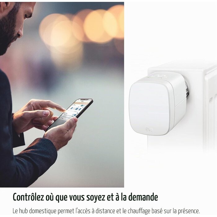 Thermostat Radiateur Intelligent - 35% de remise - Bluetooth & Thread - Blanc
