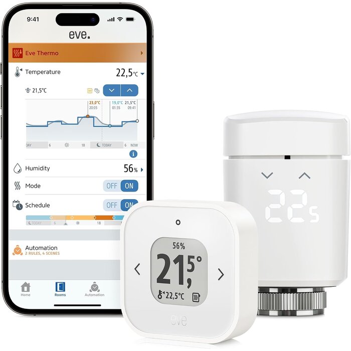 Thermostat Radiateur Intelligent - 35% de remise - Bluetooth & Thread - Blanc