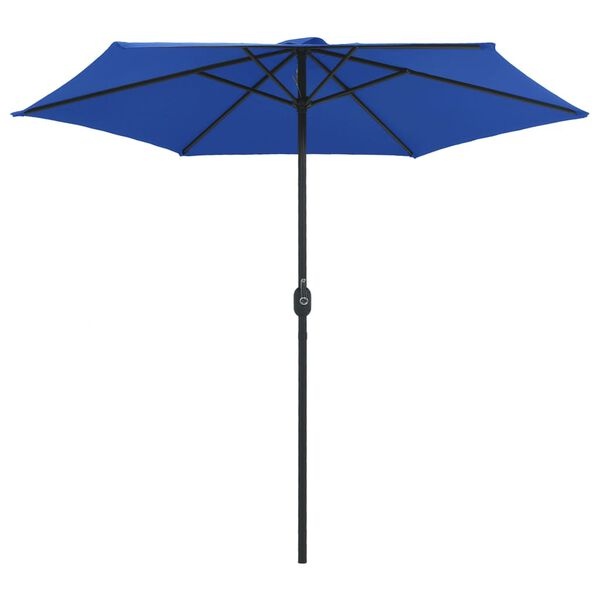 Vidaxl Parasol de jardin 270x246cm bleu azur - 39% de remise