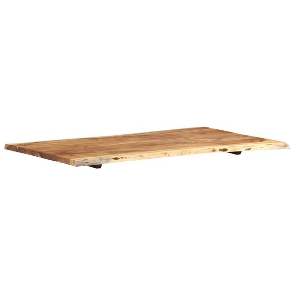 Vidaxl Plateau de table en bois d'acacia massif 100cm - 40% de remise