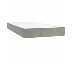 Vidaxl Matelas 90x200x20 cm ressorts ensachés et velours - 41% de remise