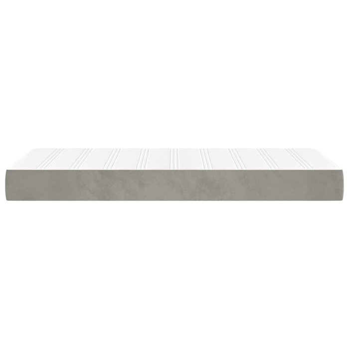 Vidaxl Matelas 90x200x20 cm ressorts ensachés et velours - 41% de remise