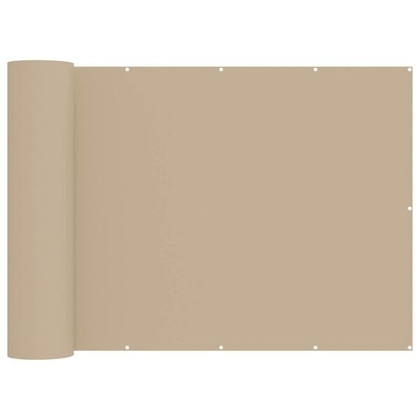 Vidaxl Brise-vue beige pour balcon 150x500 cm - 38% de remise
