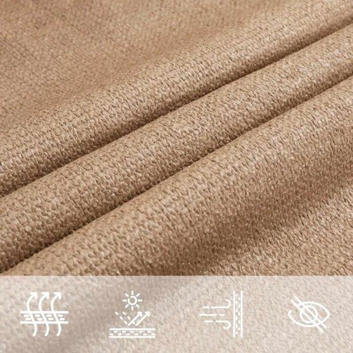 Vidaxl Voile d'ombrage rectangulaire 2,5x4m Taupe - 38% de remise