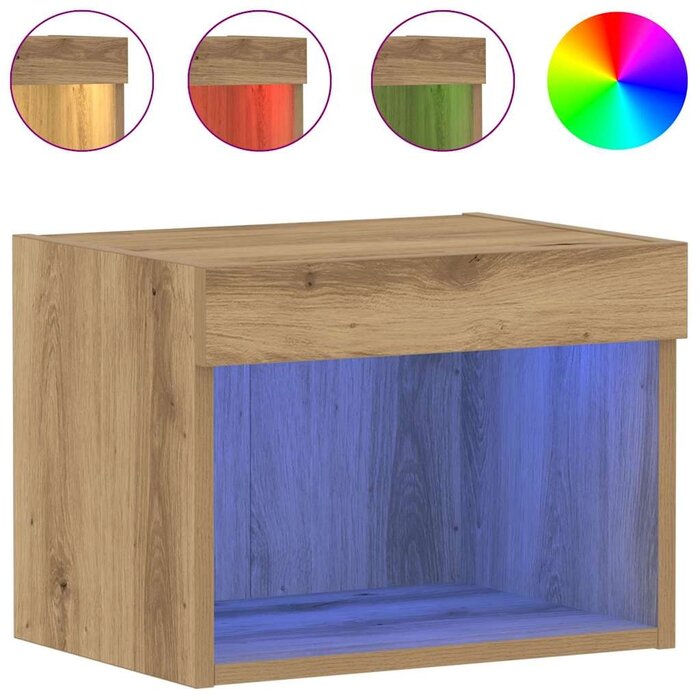Vidaxl Ensemble 2 meubles TV muraux Chêne Artisan - 32% de remise