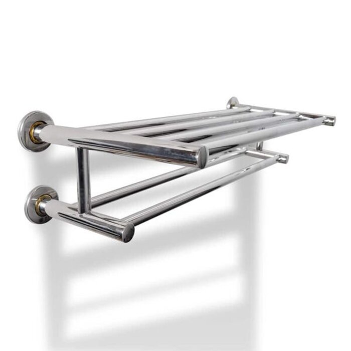 Vidaxl Porte-serviettes mural en inox 6 barres - 38% de remise