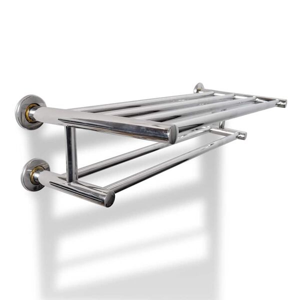 Vidaxl Porte-serviettes mural en inox 6 barres - 38% de remise