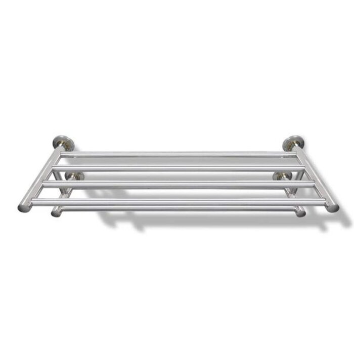 Vidaxl Porte-serviettes mural en inox 6 barres - 38% de remise