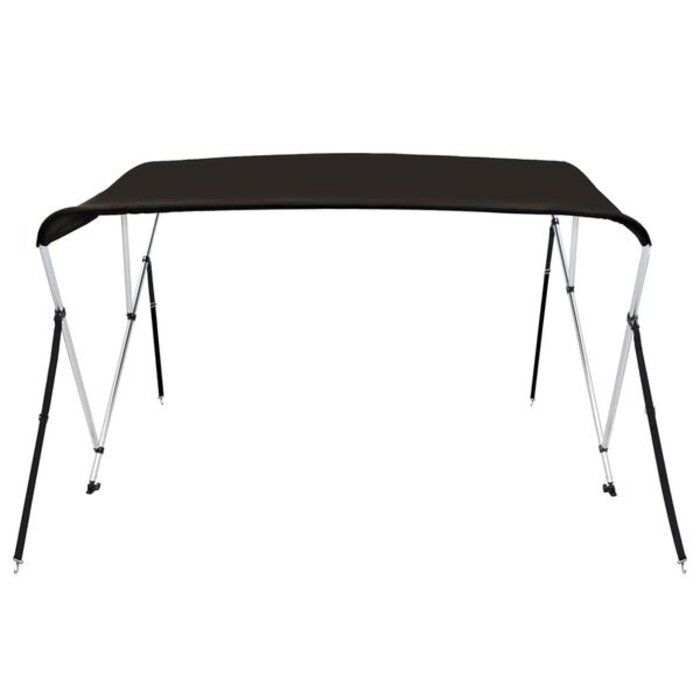 Vidaxl Bimini pour bateau 3 arceaux 183x140x137 cm noir - 41% de remise