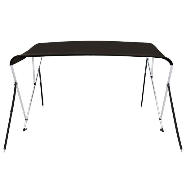 Vidaxl Bimini pour bateau 3 arceaux 183x140x137 cm noir - 41% de remise