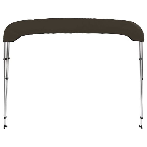 Vidaxl Bimini pour bateau 3 arceaux 183x140x137 cm noir - 41% de remise
