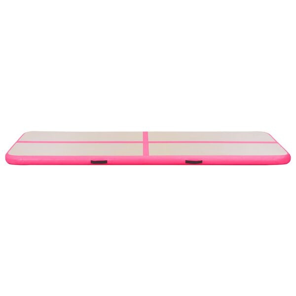 Vidaxl Tapis de gymnastique gonflable 600 cm - Rose - 41% de remise
