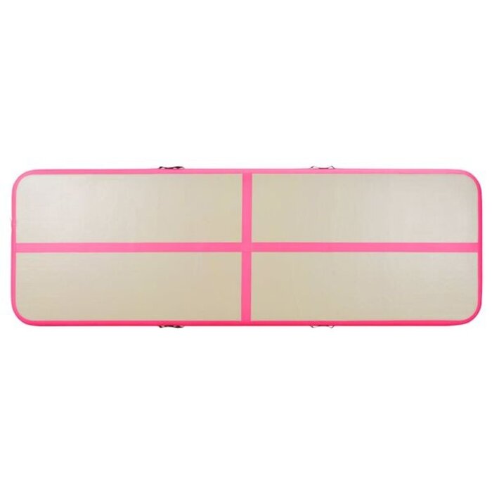 Vidaxl Tapis de gymnastique gonflable 600 cm - Rose - 41% de remise