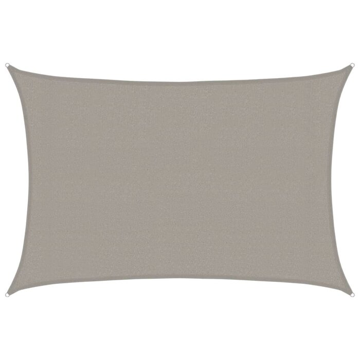 Vidaxl Voile d'ombrage rectangulaire 3x5 m - Gris clair - 43% de remise