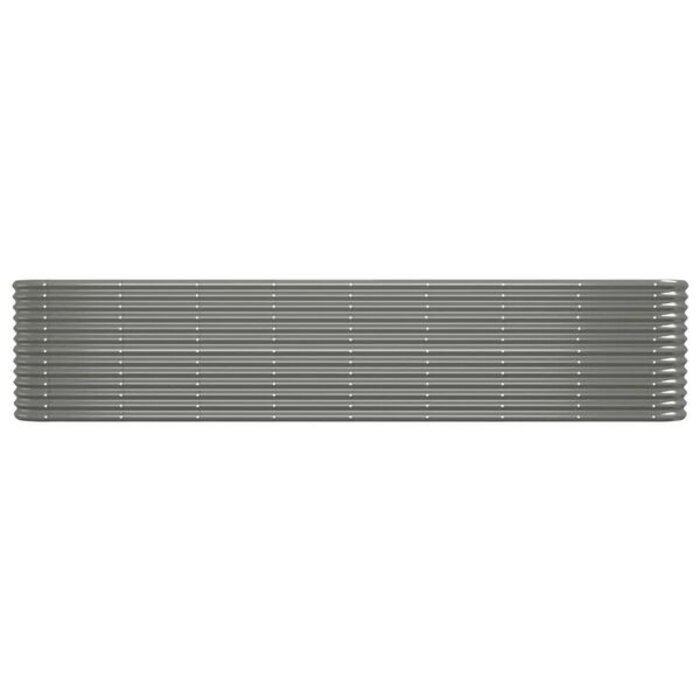 Vidaxl Jardinière surélevée ovale acier gris 332 cm - 41% de remise