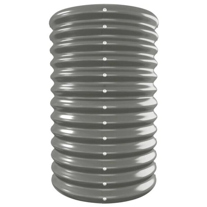 Vidaxl Jardinière surélevée ovale acier gris 332 cm - 41% de remise