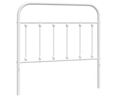 Vidaxl Tête de lit en métal blanc 100 cm - 36% de remise